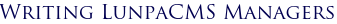 Writing LunpaCMS Managers